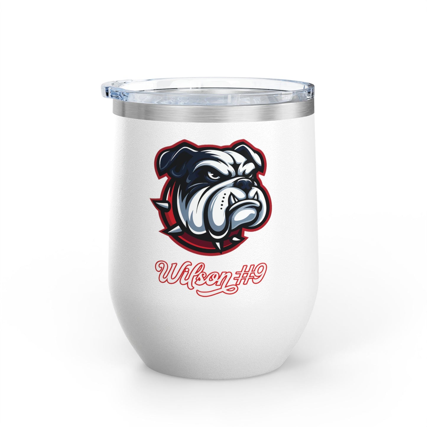Custom Travel Team Wine Tumbler - 12oz Insulated Drinkware for Sports Lovers