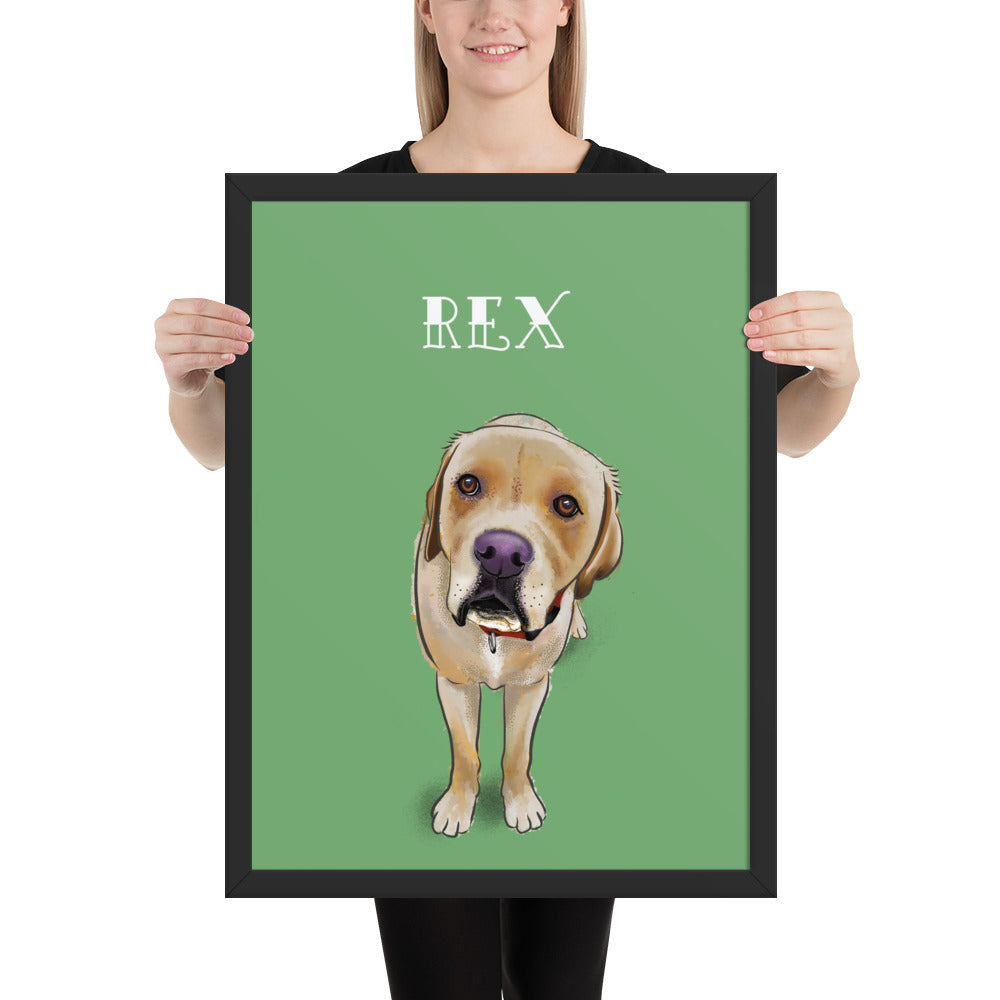 Custom Pop Art Pet Portrait – Bright & Bold Digital Pet Illustration
