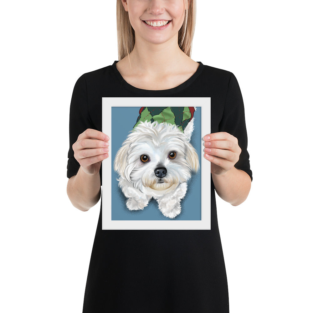 Custom Pop Art Pet Portrait – Bright & Bold Digital Pet Illustration