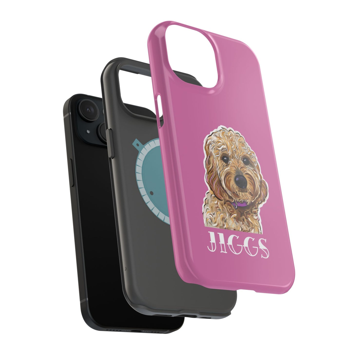 Customizable Goldendoodle Impact-Resistant iPhone Cases