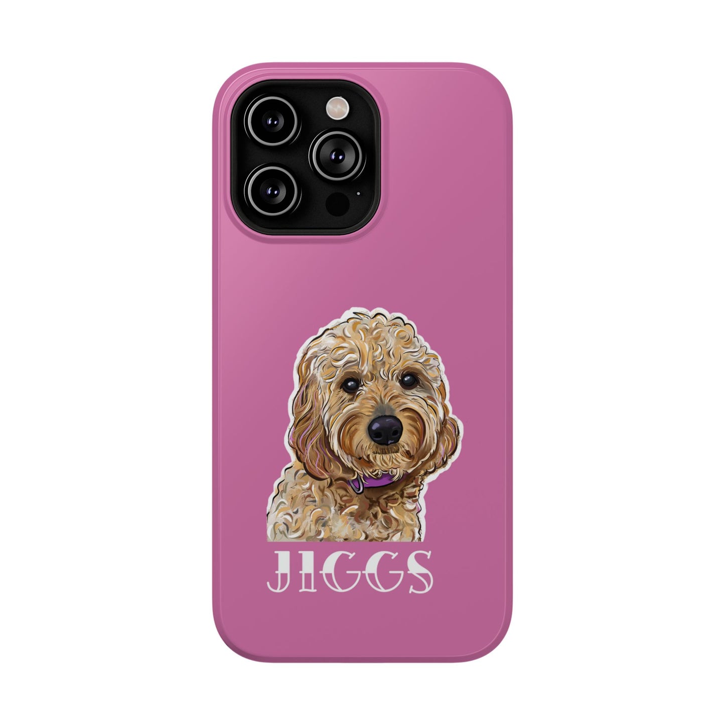 Customizable Goldendoodle Impact-Resistant iPhone Cases