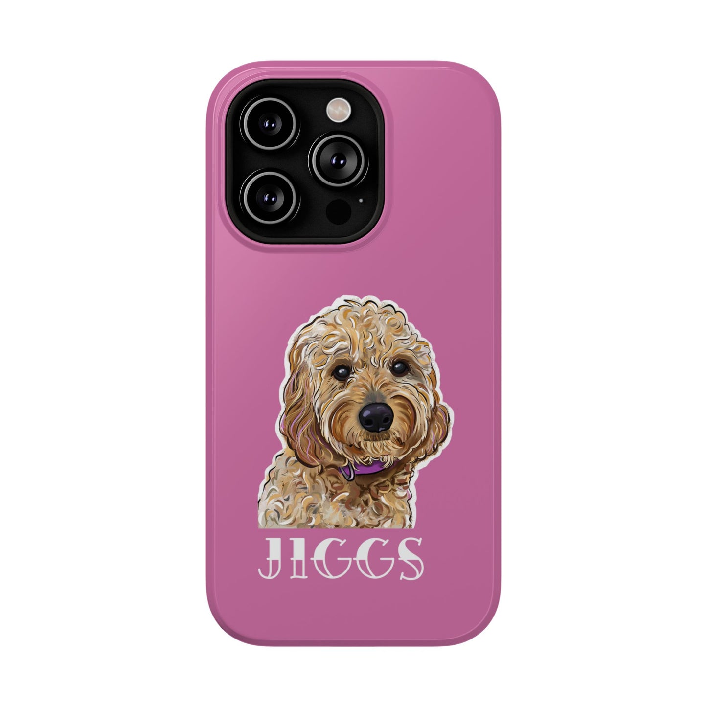 Customizable Goldendoodle Impact-Resistant iPhone Cases