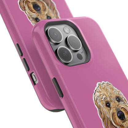 Customizable Goldendoodle Impact-Resistant iPhone Cases