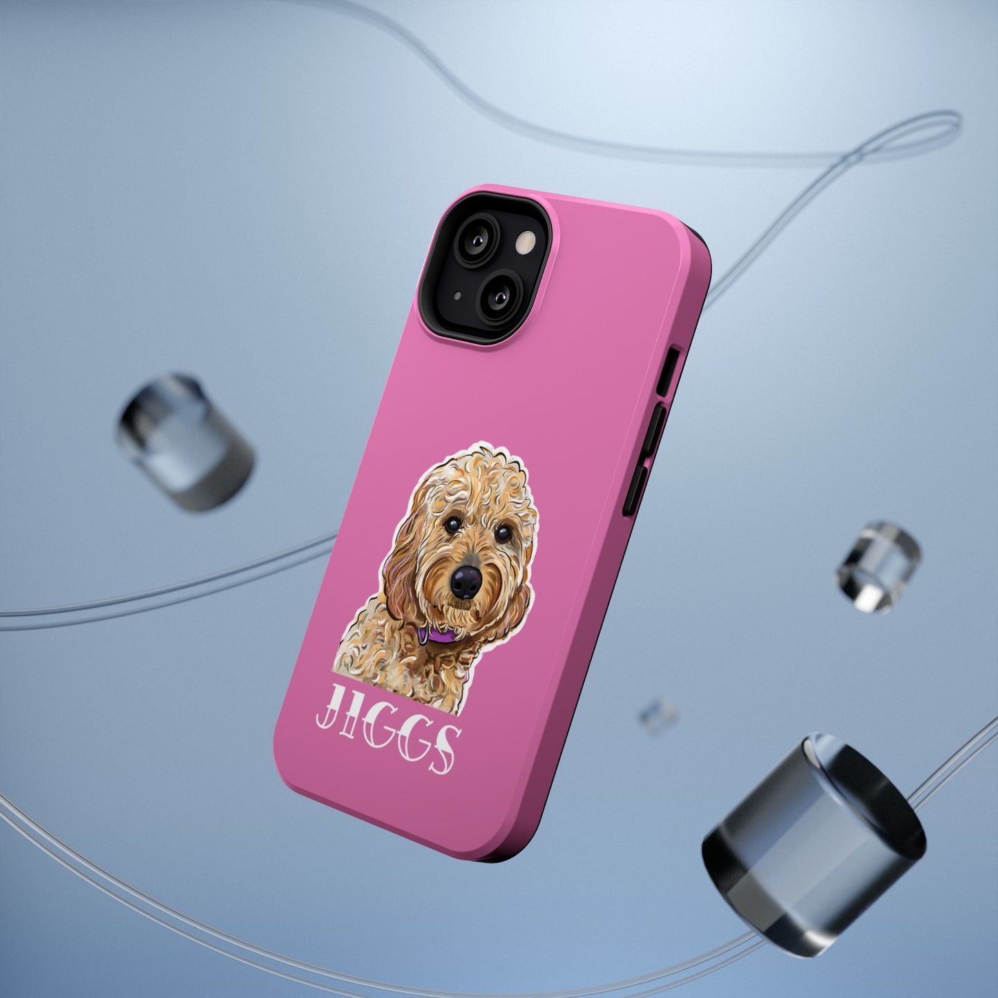 Customizable Goldendoodle Impact-Resistant iPhone Cases