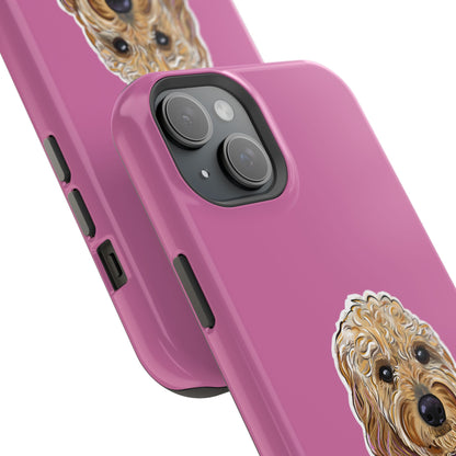 Customizable Goldendoodle Impact-Resistant iPhone Cases