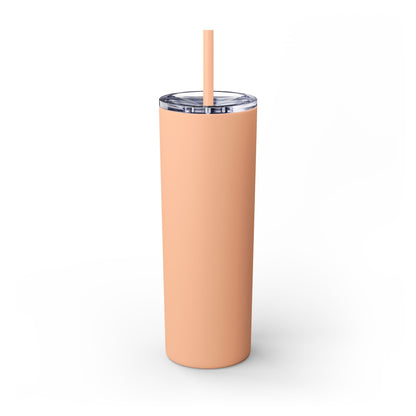 Customizable Goldendoodle Jiggs Skinny Tumbler with Straw