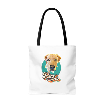 Customize Your Pup Retro Tote Bag