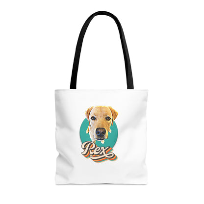 Customize Your Pup Retro Tote Bag