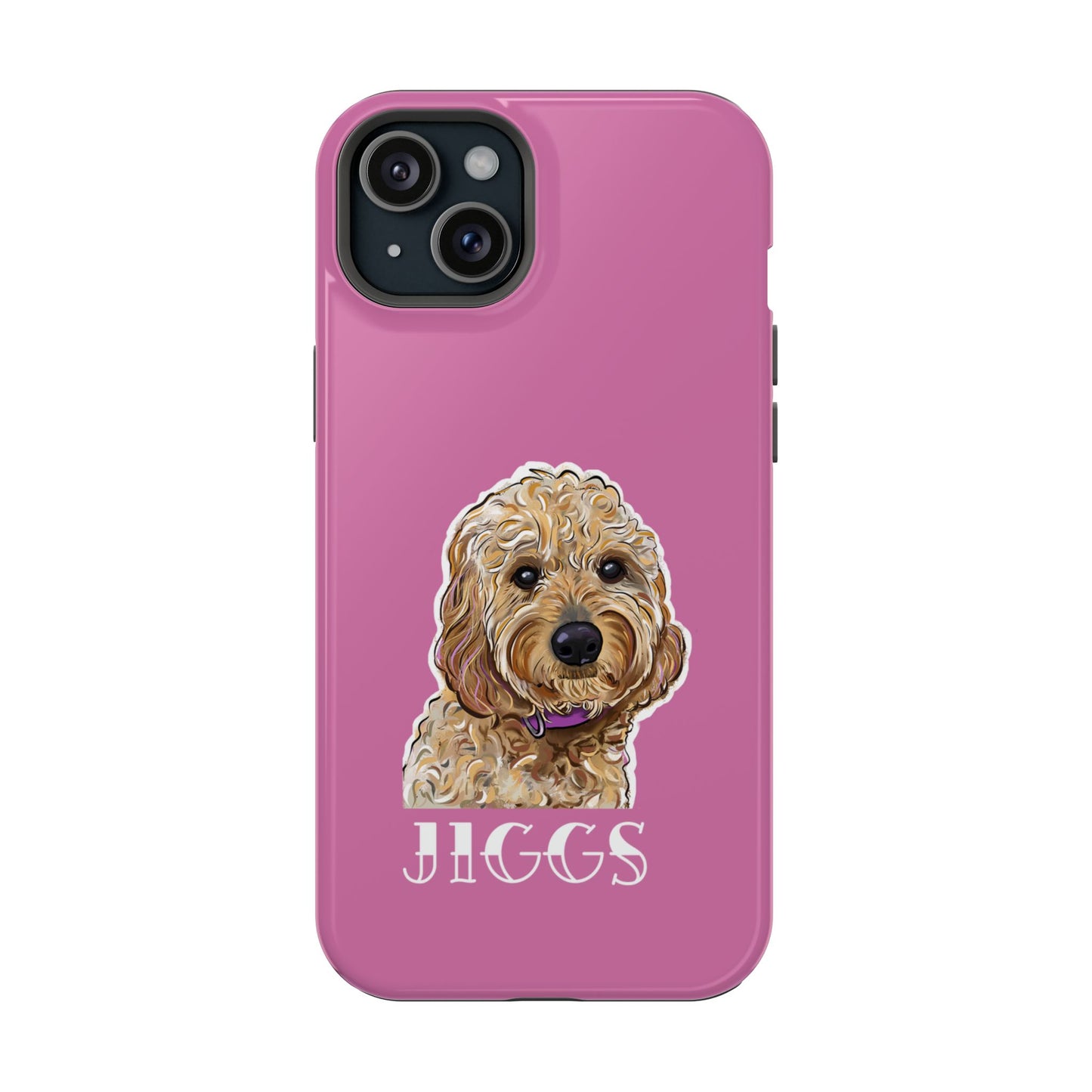 Customizable Goldendoodle Impact-Resistant iPhone Cases