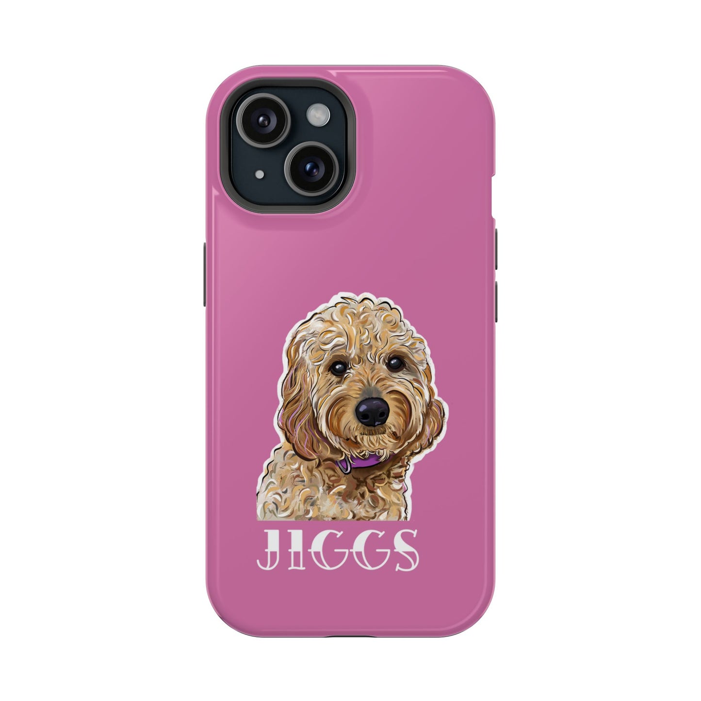 Customizable Goldendoodle Impact-Resistant iPhone Cases