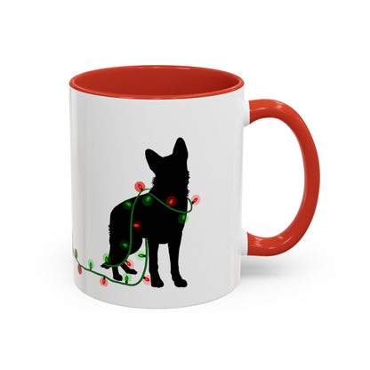 Naughty German Shepherd Christmas Mug