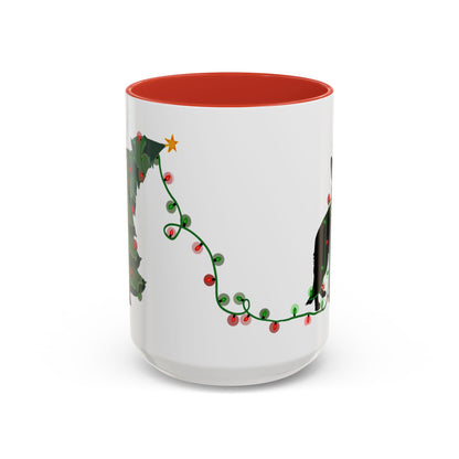 Naughty German Shepherd Christmas Mug