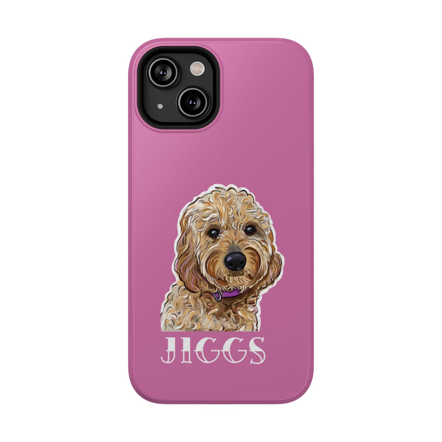 Customizable Goldendoodle Impact-Resistant iPhone Cases