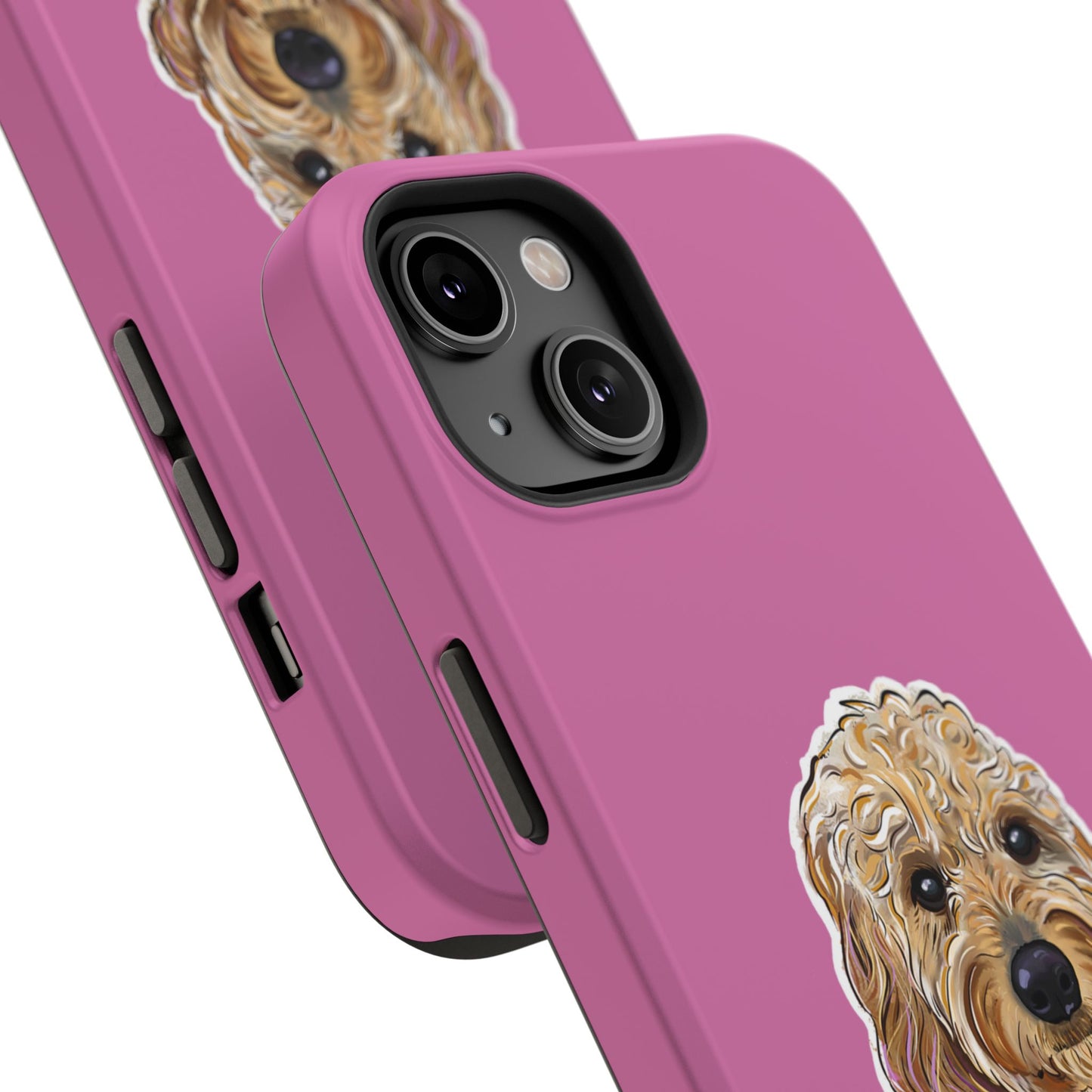 Customizable Goldendoodle Impact-Resistant iPhone Cases