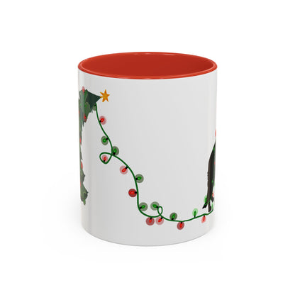 Naughty German Shepherd Christmas Mug