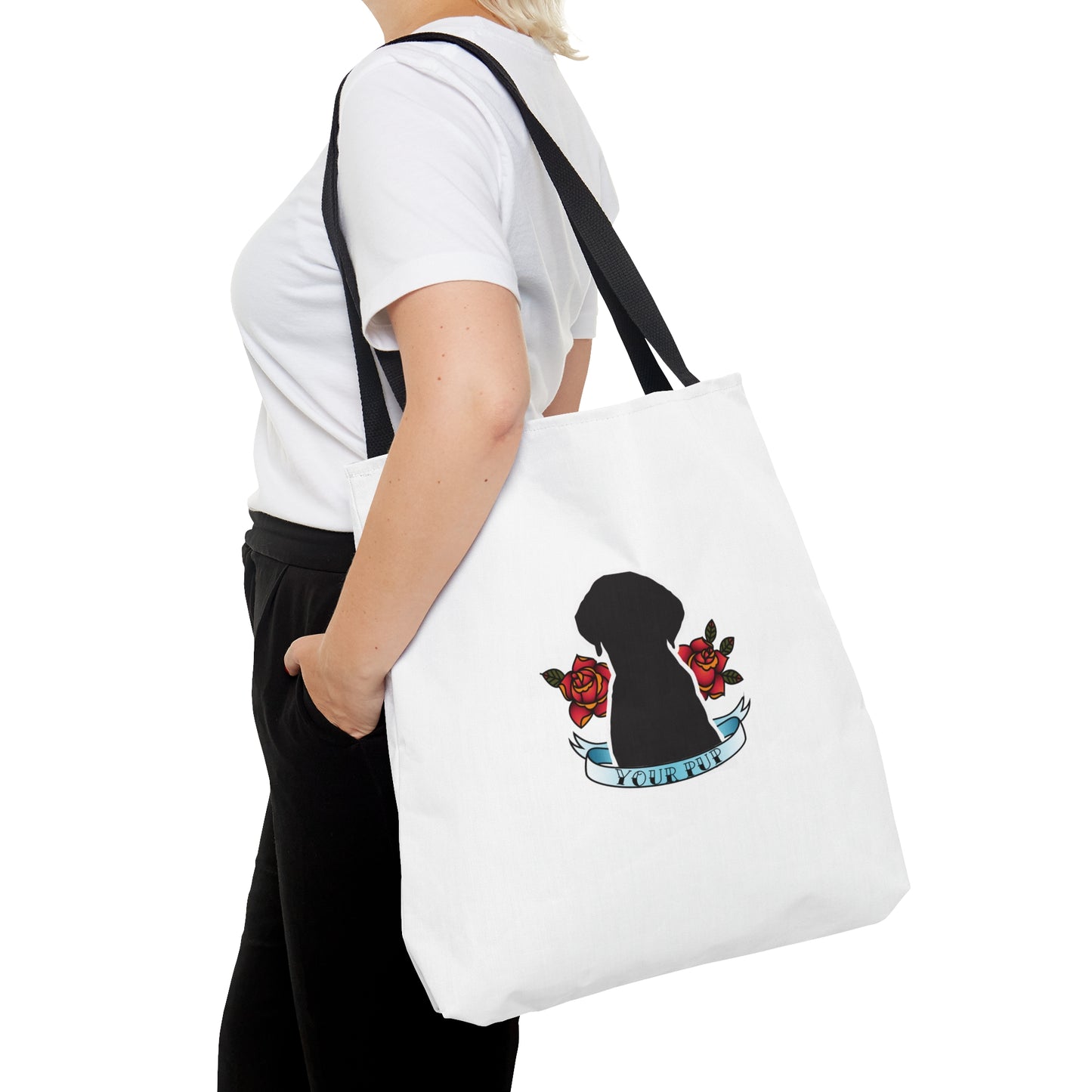 Custom Pet Tattoo-Themed Tote Bag