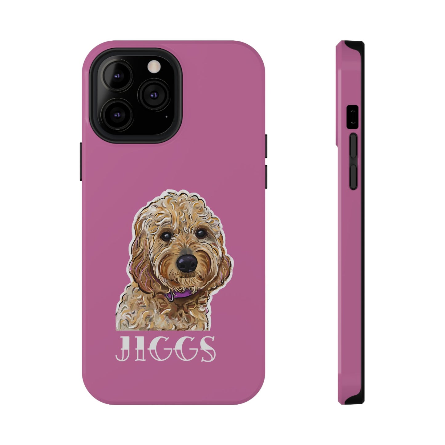 Customizable Goldendoodle Impact-Resistant iPhone Cases