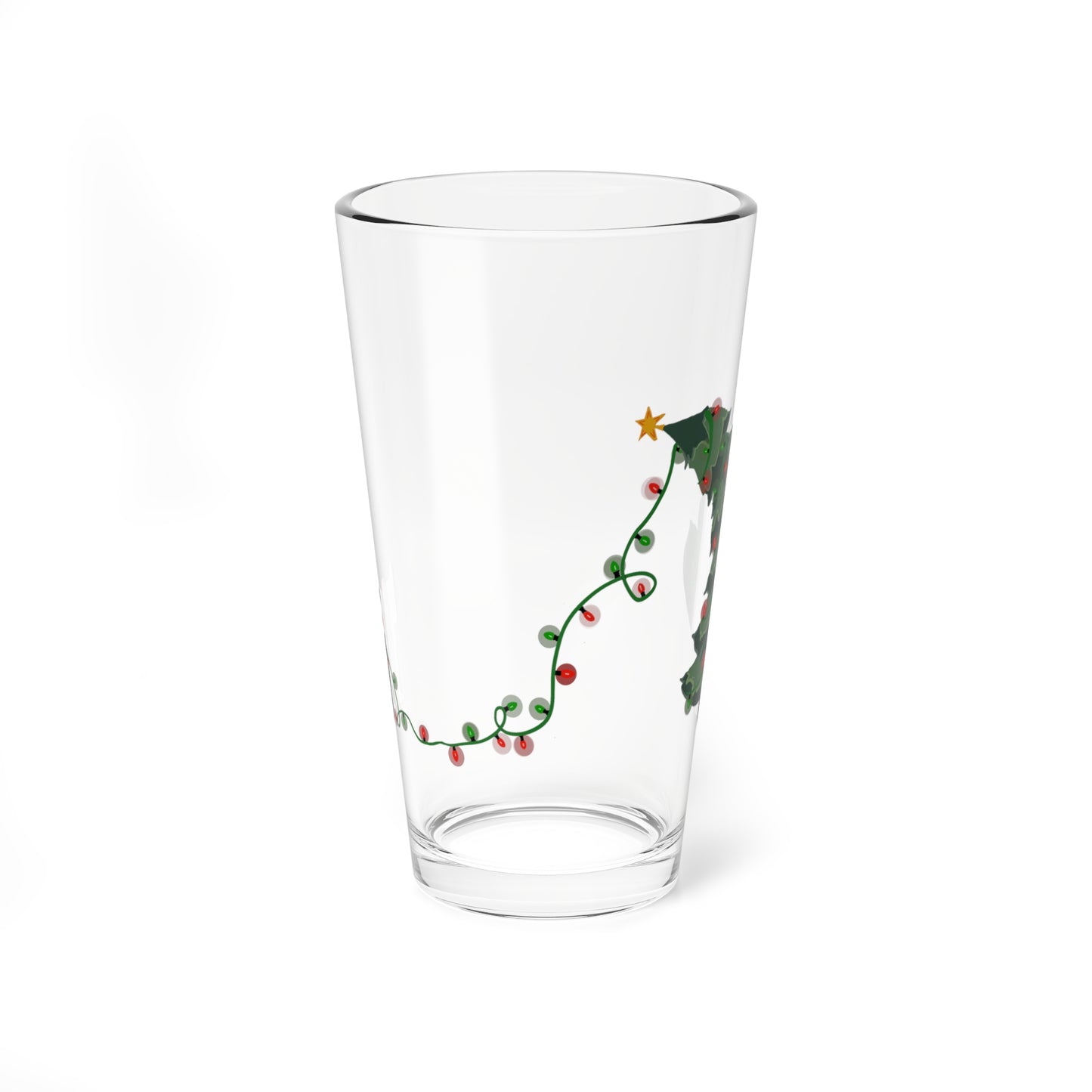 Naughty Frenchy Christmas Pint Glass