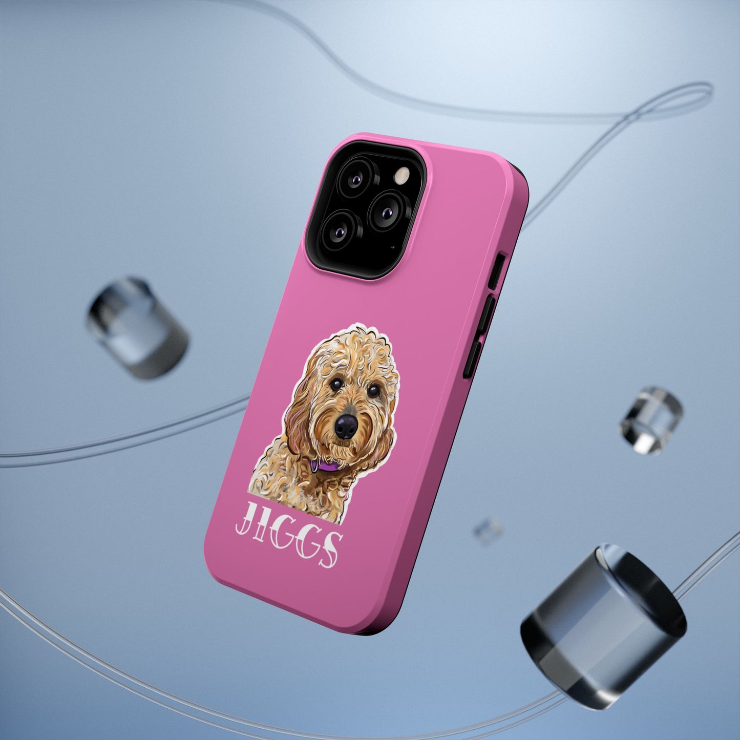 Customizable Goldendoodle Impact-Resistant iPhone Cases