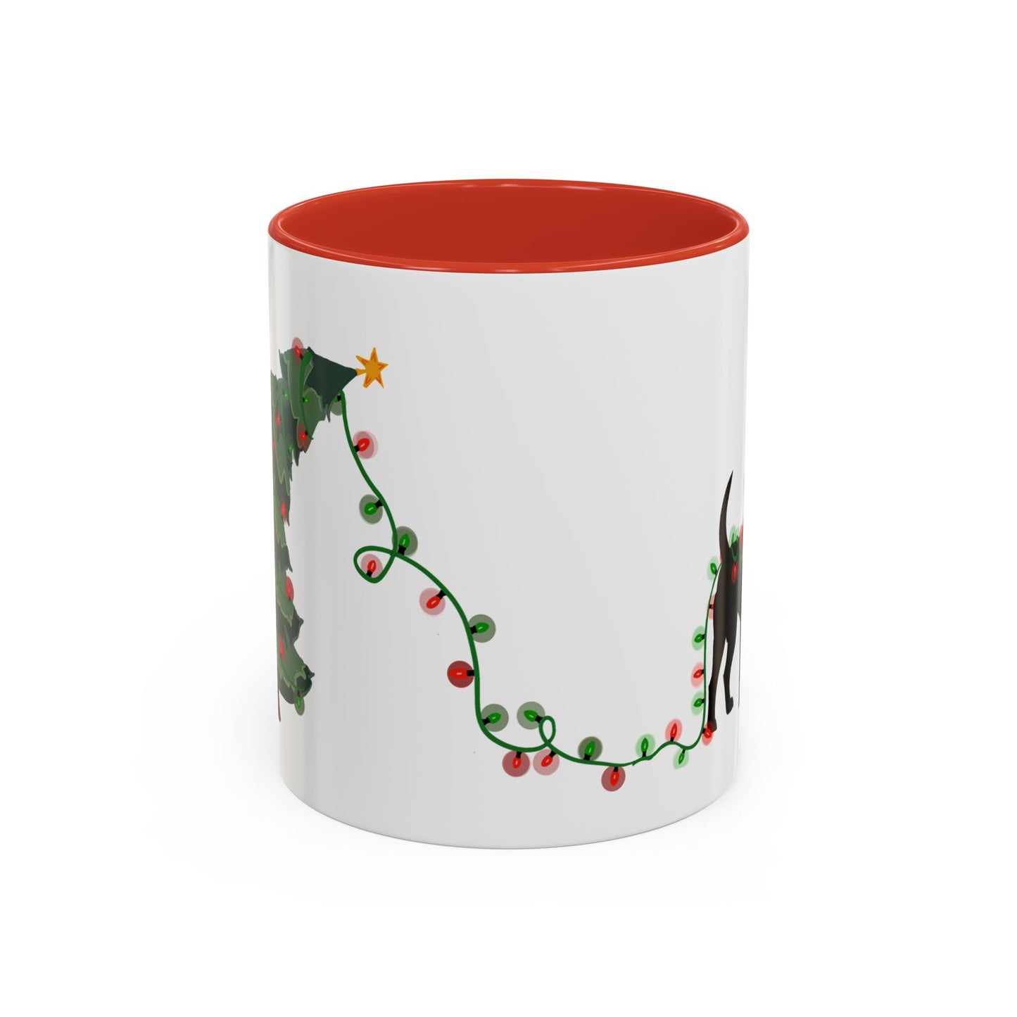 Naughty Black Lab Christmas Mug