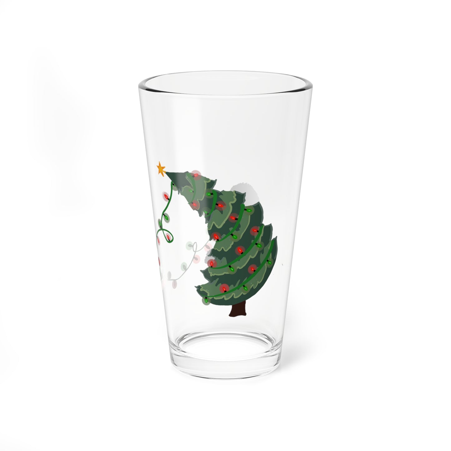 Naughty Doodle Christmas Pint Glass