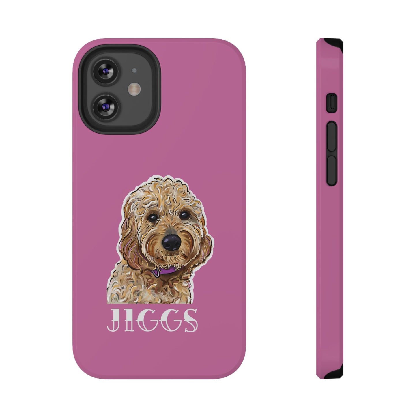 Customizable Goldendoodle Impact-Resistant iPhone Cases