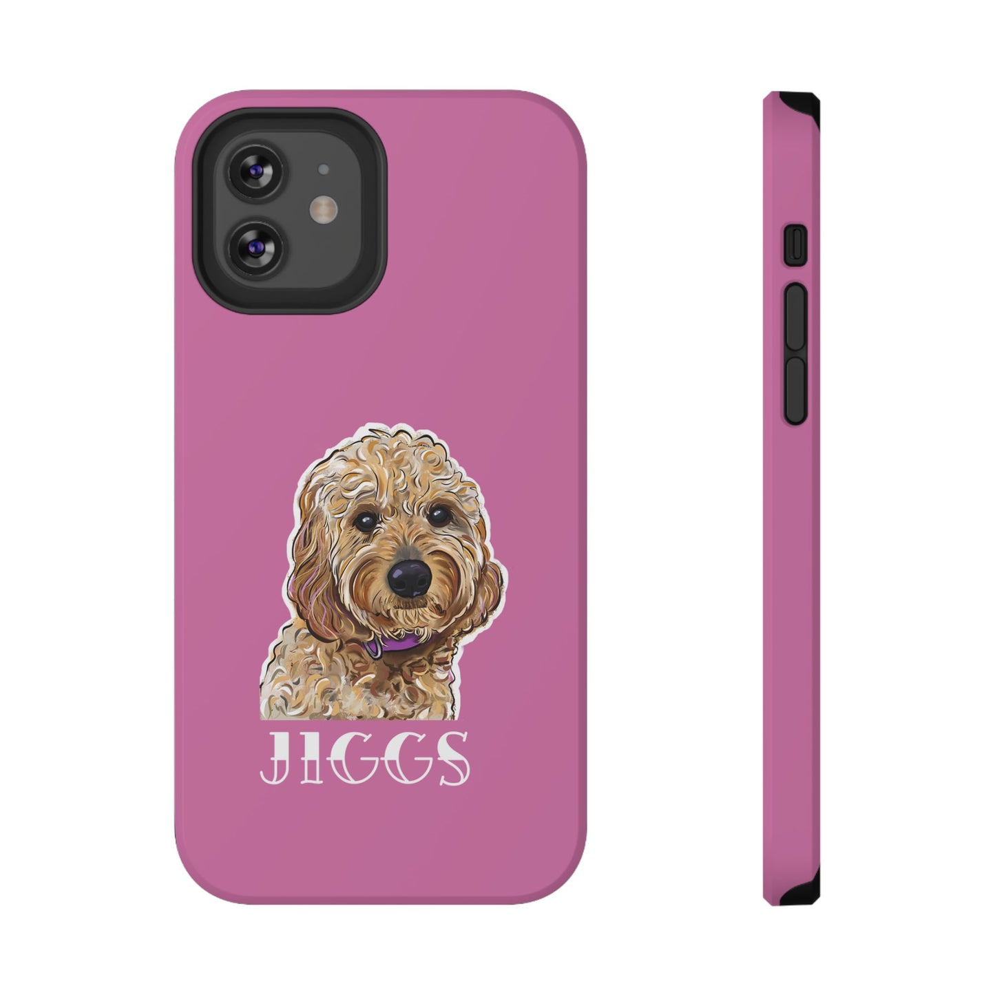 Customizable Goldendoodle Impact-Resistant iPhone Cases