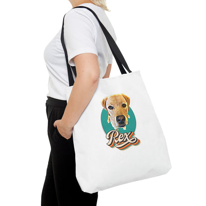 Customize Your Pup Retro Tote Bag