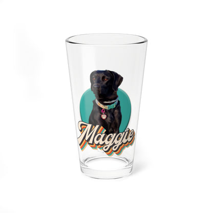 Custom Retro Pet Pint Glass