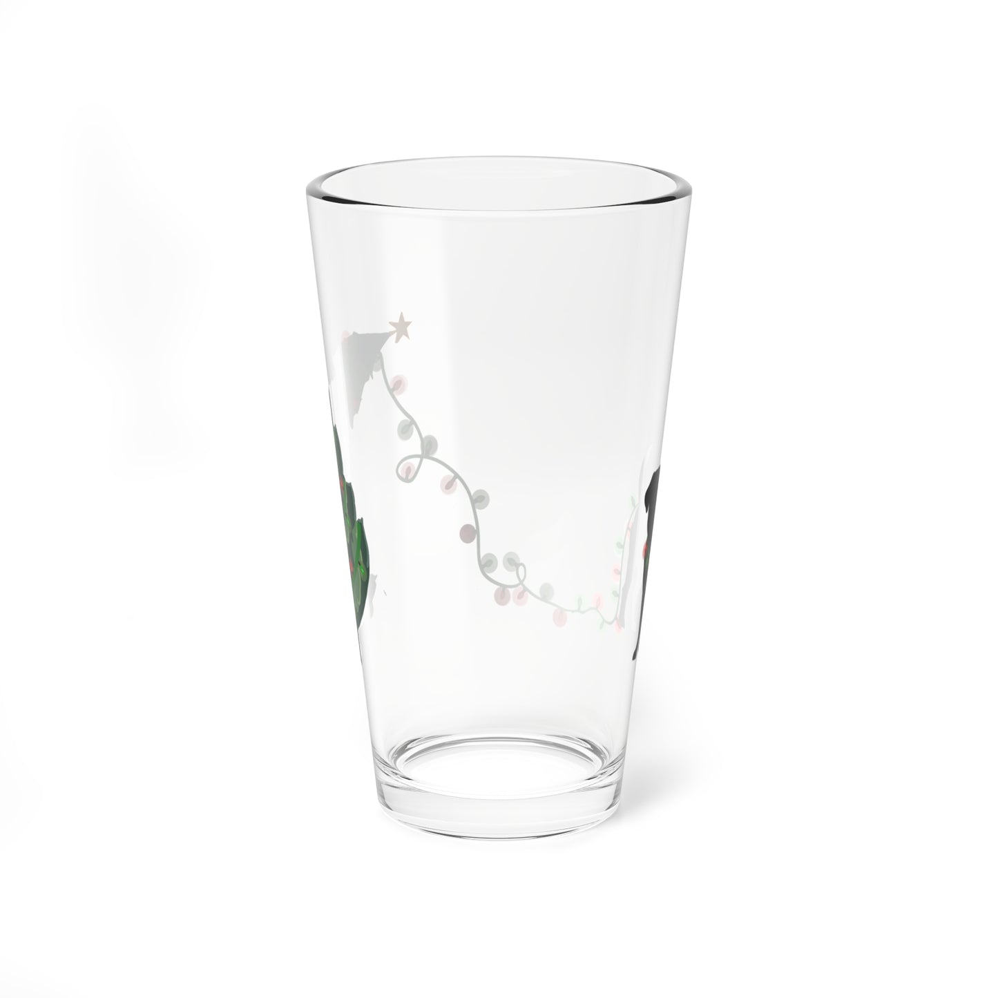 NAUGHTY BLACK LAB CHRISTMAS Pint Glass