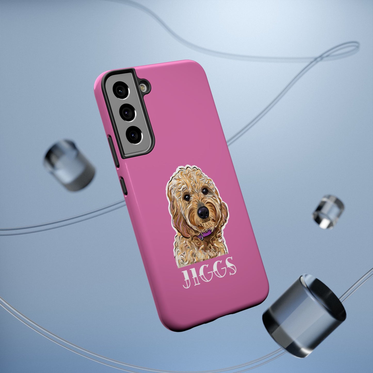 Customizable Goldendoodle Impact-Resistant iPhone Cases