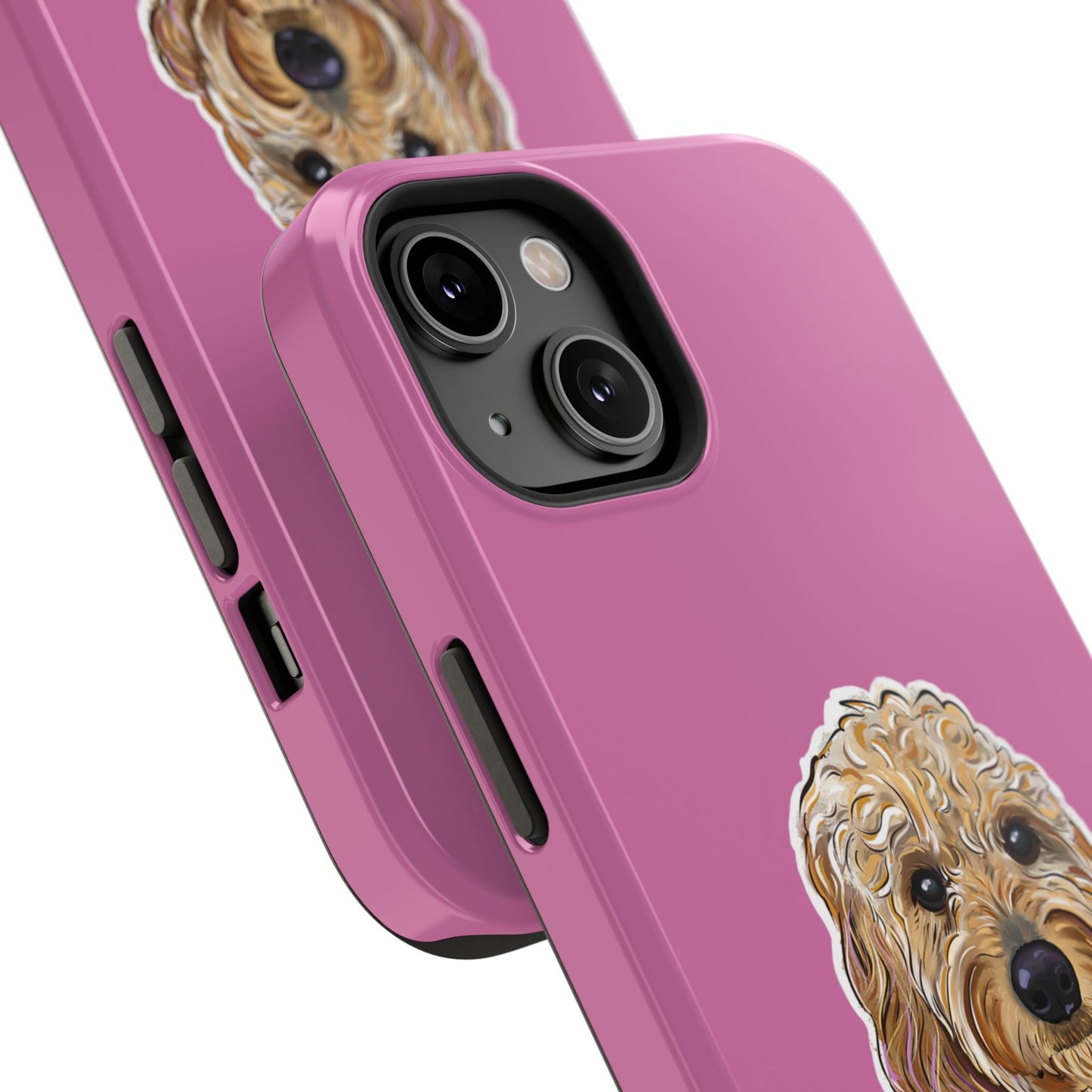 Customizable Goldendoodle Impact-Resistant iPhone Cases