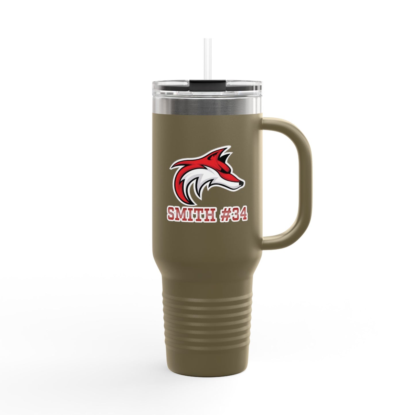Personalized Team Insulated Travel Mug - 40oz Design for Coffee Lovers