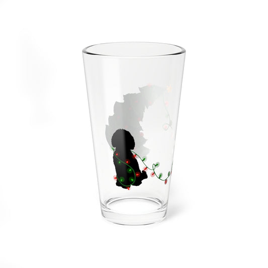 Naughty Doodle Christmas Pint Glass