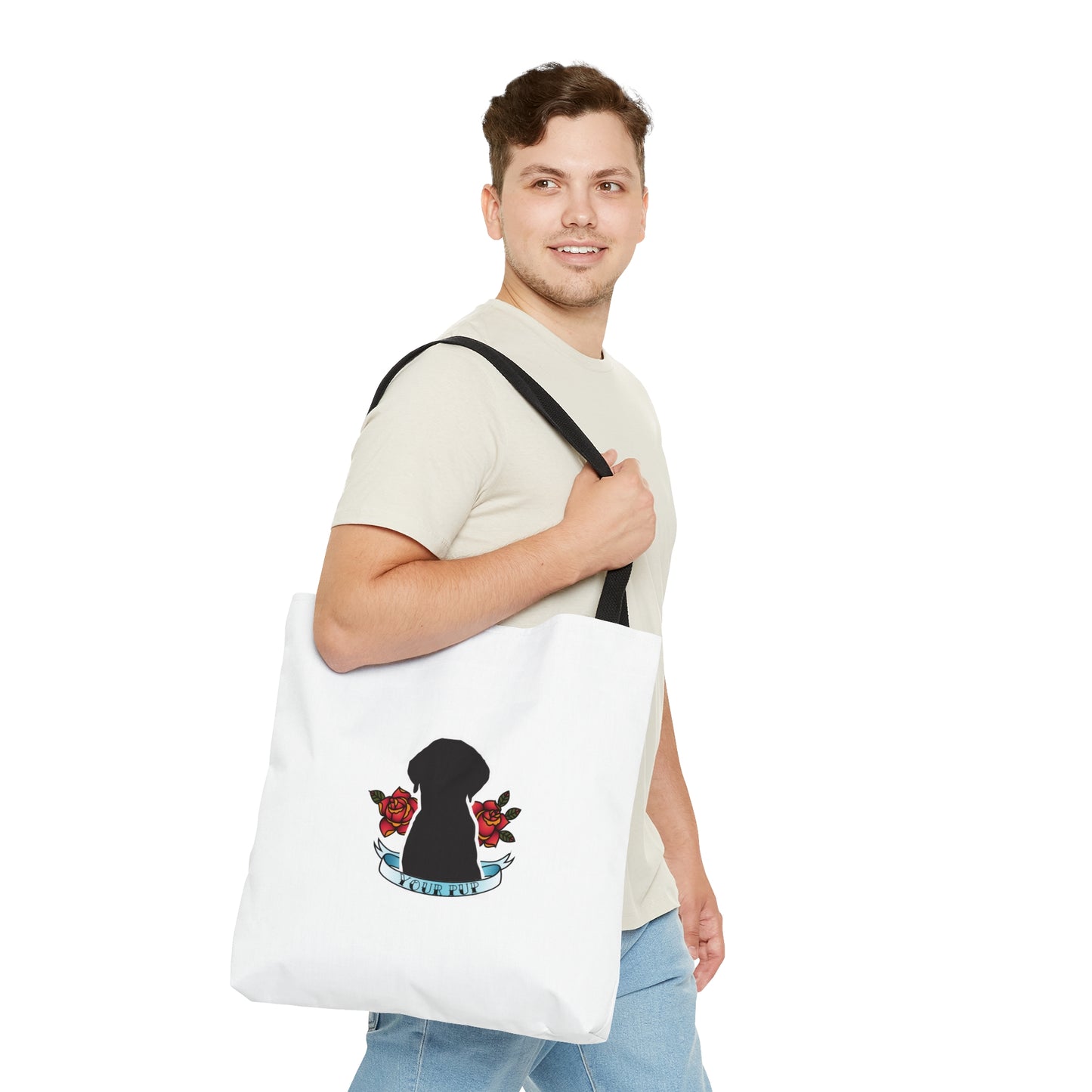 Custom Pet Tattoo-Themed Tote Bag