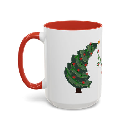 Naughty Golden Retriever Christmas Mug