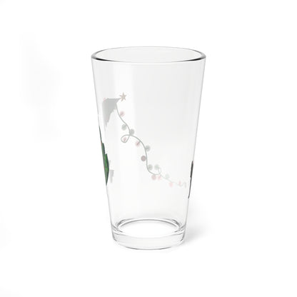 Naughty Frenchy Christmas Pint Glass