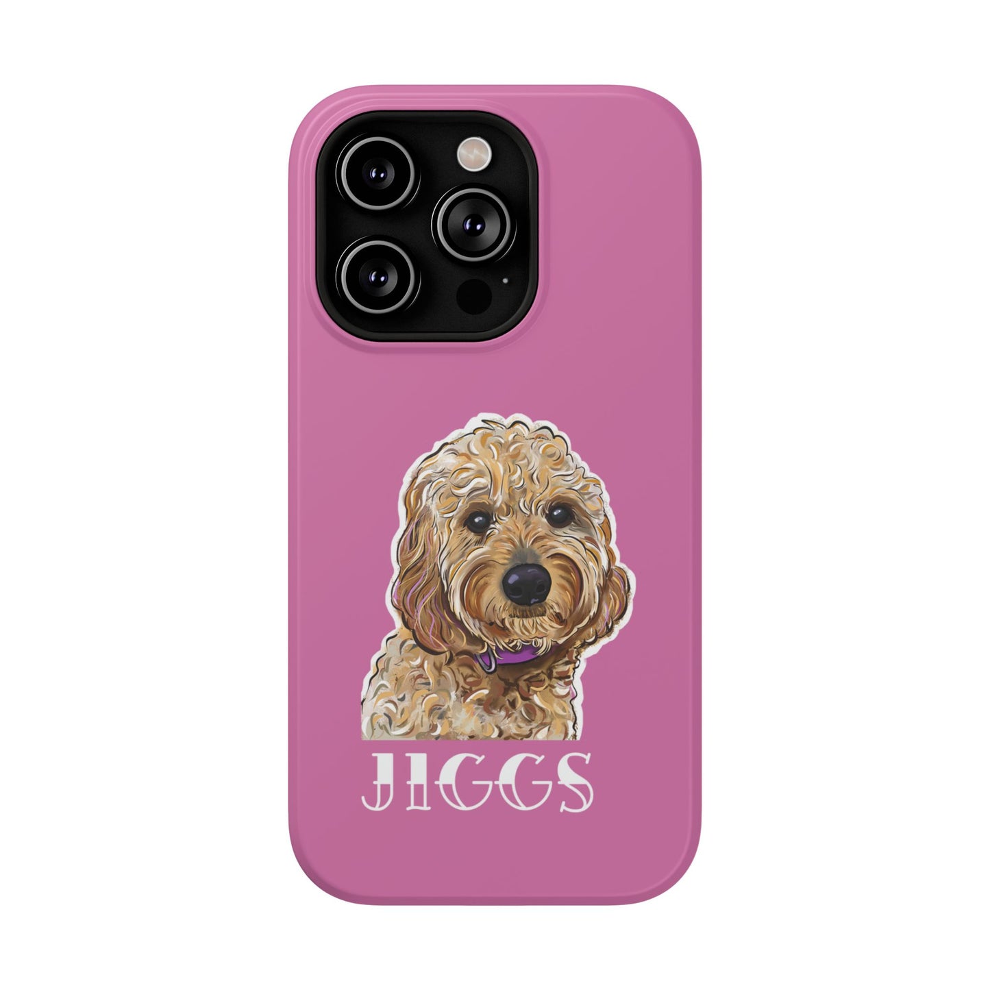 Customizable Goldendoodle Impact-Resistant iPhone Cases