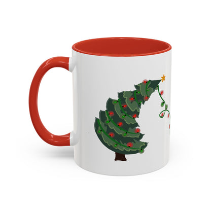 Naughty Yellow Lab Christmas Mug