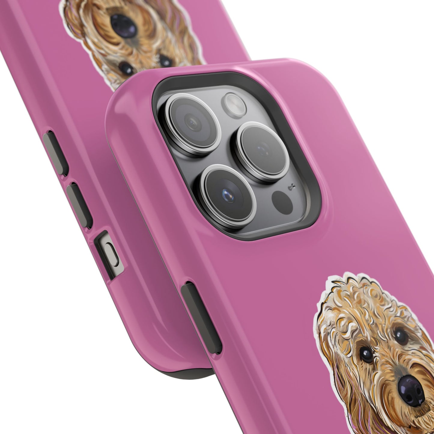 Customizable Goldendoodle Impact-Resistant iPhone Cases