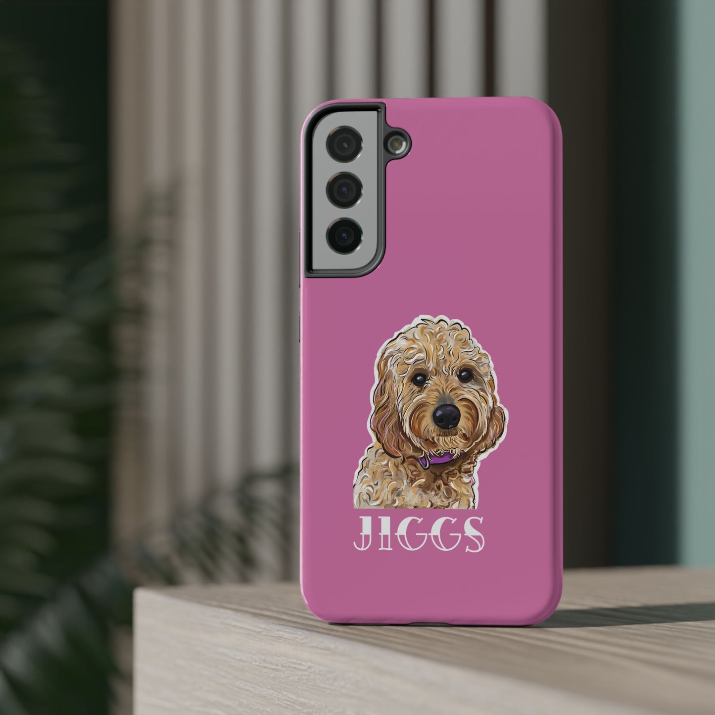 Customizable Goldendoodle Impact-Resistant iPhone Cases