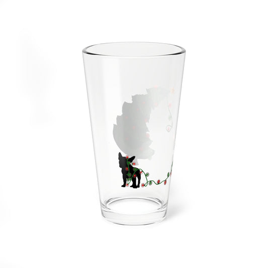 Naughty Frenchy Christmas Pint Glass