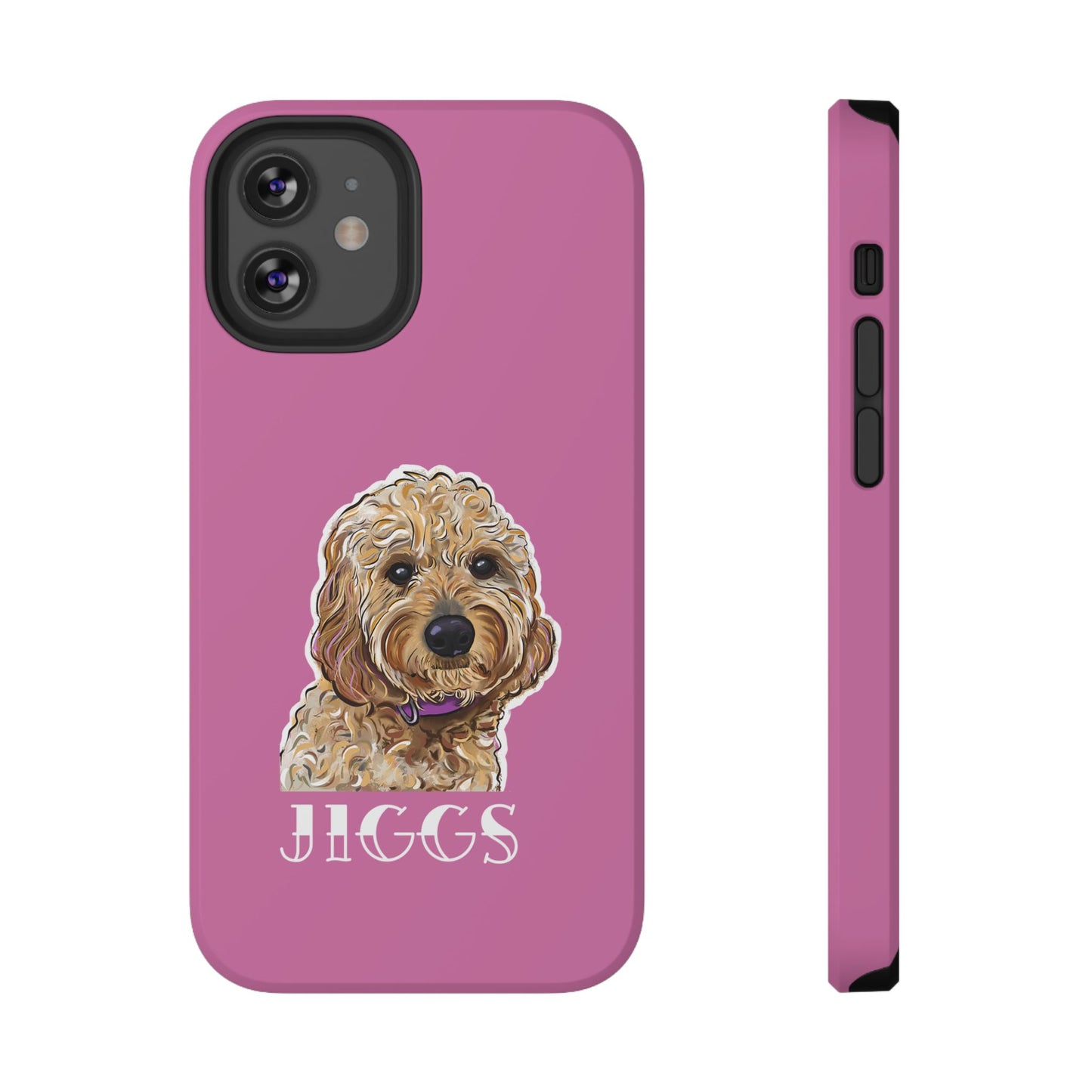 Customizable Goldendoodle Impact-Resistant iPhone Cases