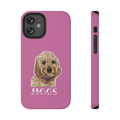 Customizable Goldendoodle Impact-Resistant iPhone Cases