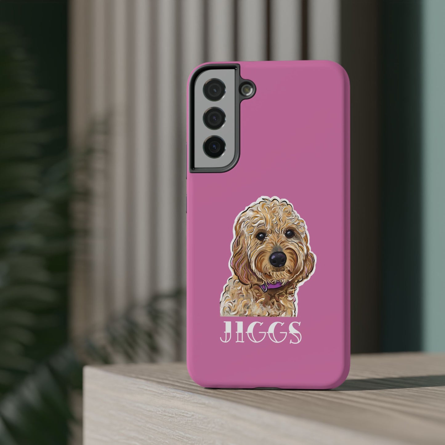 Customizable Goldendoodle Impact-Resistant iPhone Cases