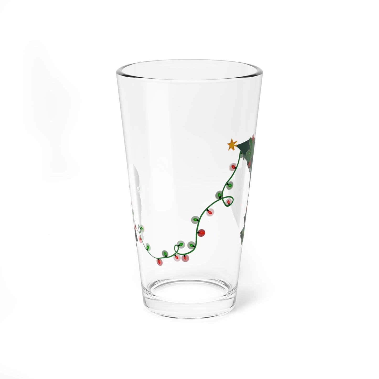 Naughty Doodle Christmas Pint Glass