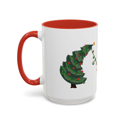 Naughty Yellow Lab Christmas Mug