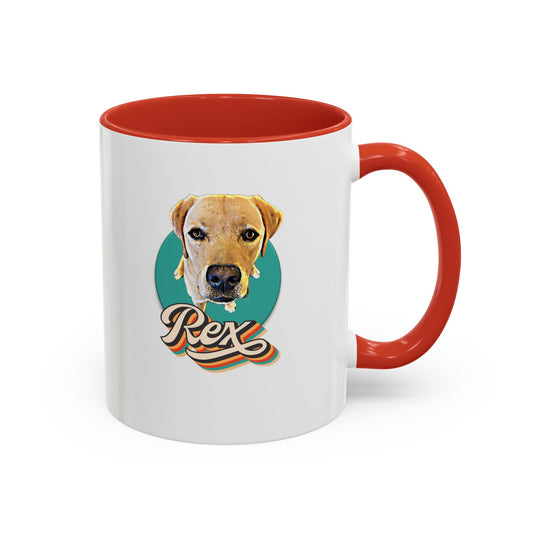 Customized Retro-Themed YOUR PUP Coffee Mug