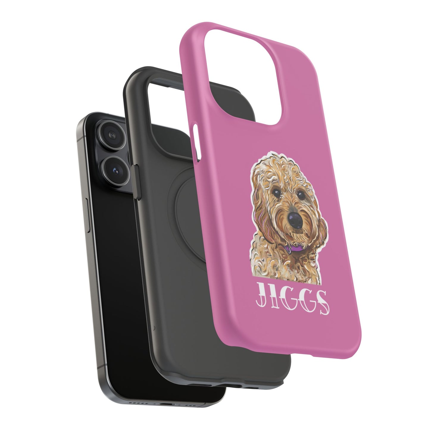 Customizable Goldendoodle Impact-Resistant iPhone Cases