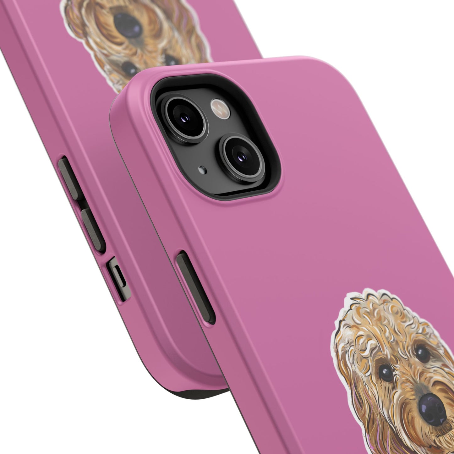 Customizable Goldendoodle Impact-Resistant iPhone Cases